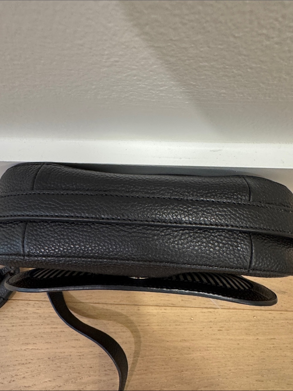 kate spade Black Pebbled Leather Crossbody with Tassel - Picture 5 of 11